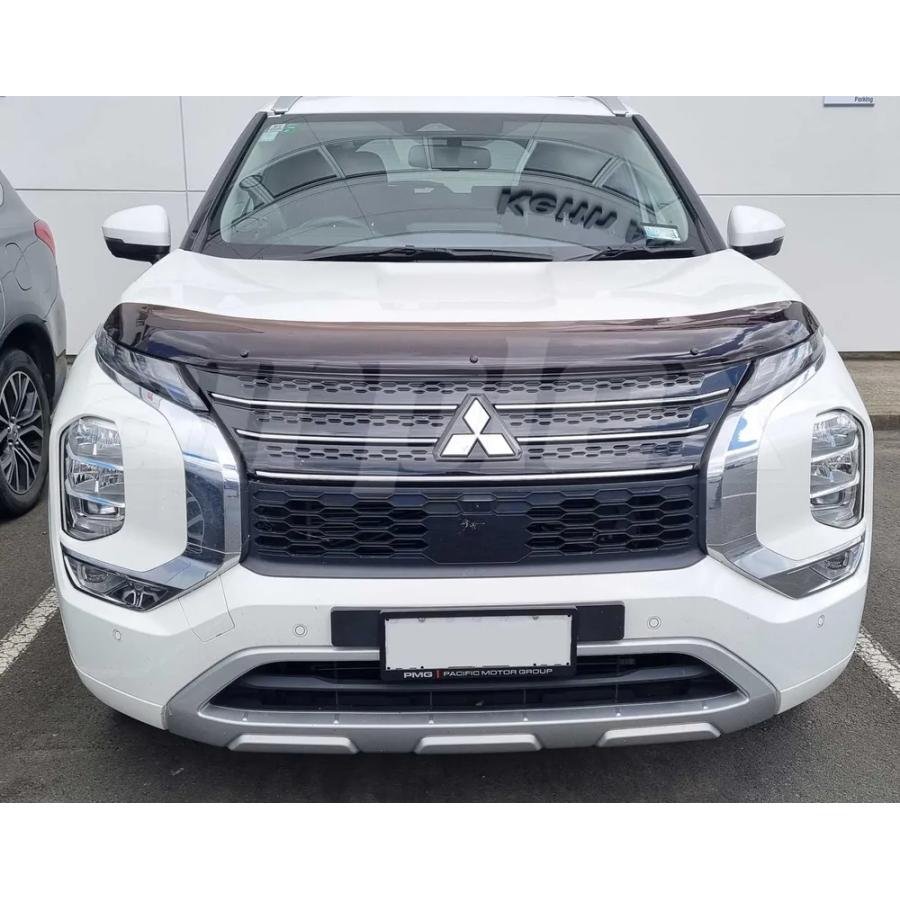 【みんカラ大賞受賞】アウトランダー バグガード ボンネットプロテクター GN0W 虫除け MITSUBISHI 日本語取付説明書付 Airplex エアプレックス