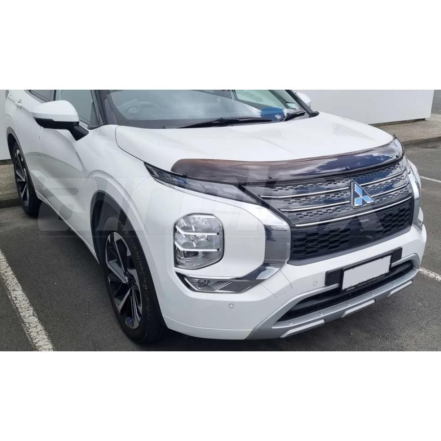 【みんカラ大賞受賞】アウトランダー バグガード ボンネットプロテクター GN0W 虫除け MITSUBISHI 日本語取付説明書付 Airplex エアプレックス