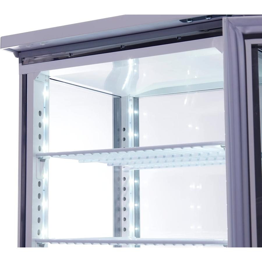 JCM(業務用厨房機器) ☆助成金対象商品☆4面ガラス冷蔵ショーケース