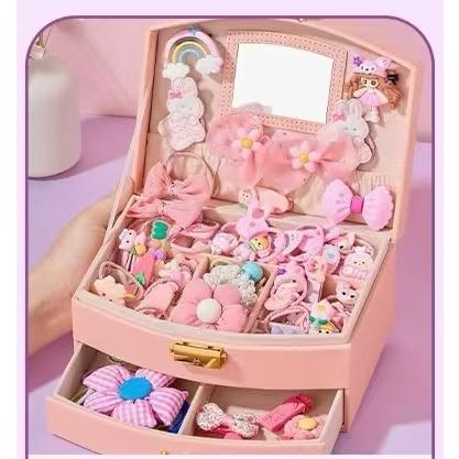 キッズ ジュエス 宝石箱 子供 アクセサリー収納ケース 引き出し付き 2