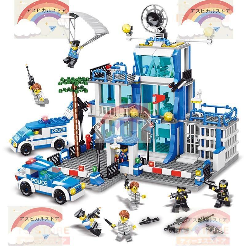 レゴ互換品 警察署 SWAT 特殊部隊 レゴブロック互換 787PCS+500PCS