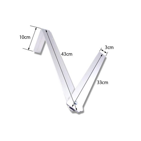 エアコン洗浄カバー用支持金具ロング２本セット　SP-20L-2 |  | 01