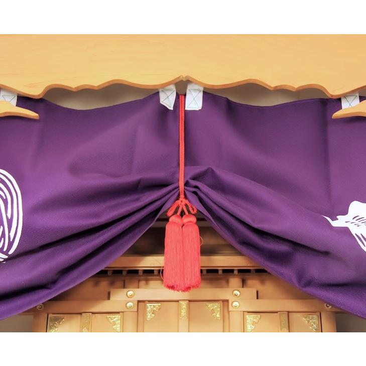 神棚 神具 神前幕（紫無地）30号(90cm×28cm) : 大黒屋仏壇店 - 通販