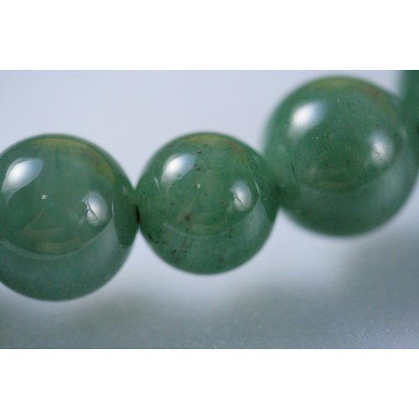 数珠 男性用 数珠袋付 印度翡翠(インドヒスイ)22玉共仕立 正絹頭房