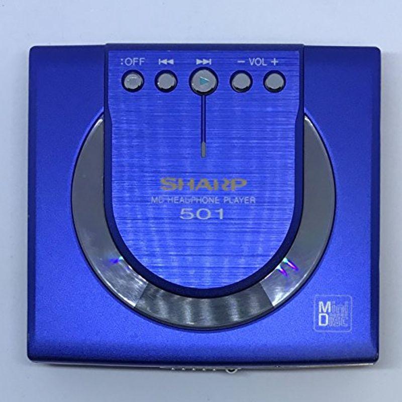 SHARP MD-ST501-A ポータブルMDプレーヤー ブルー　ジャンク品 Yahoo!オークション - 「st-501」MDプレーヤー (ポータブルプレーヤー