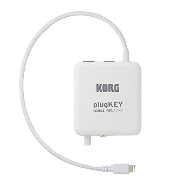 日本未入荷 KORG ホワイト WH plugKEY iPhone/iPad用モバイルMIDI+オーディオ・インターフェイス その他DTM、DAW関連用品