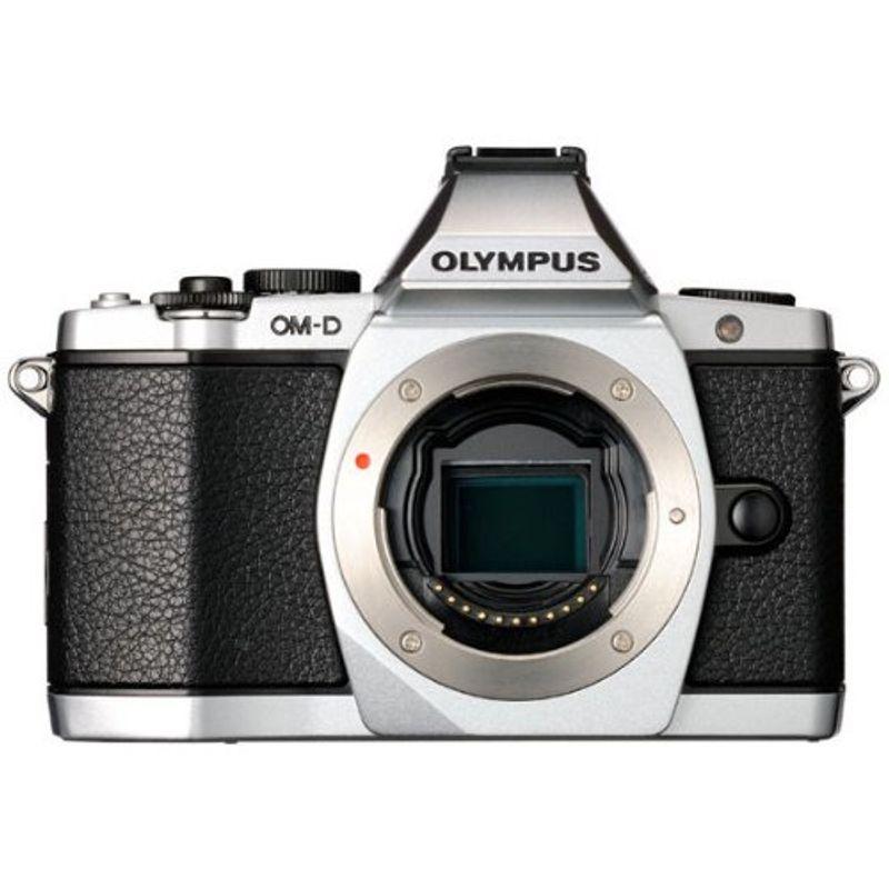OLYMPUS ミラーレス一眼 OM-D E-M5 ボディ シルバー 1605万画素 防塵 