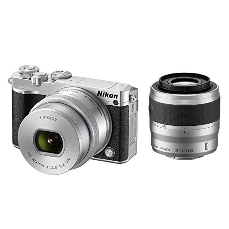 Nikon ミラーレス一眼 Nikon1 J5 ダブルズームキット シルバー J5WZSL