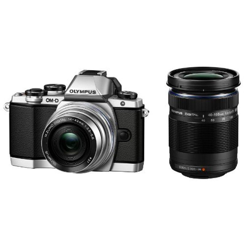 OLYMPUS OM-D E-M10 ダブルズームキット シルバー ミラーレス一眼 OM-D 