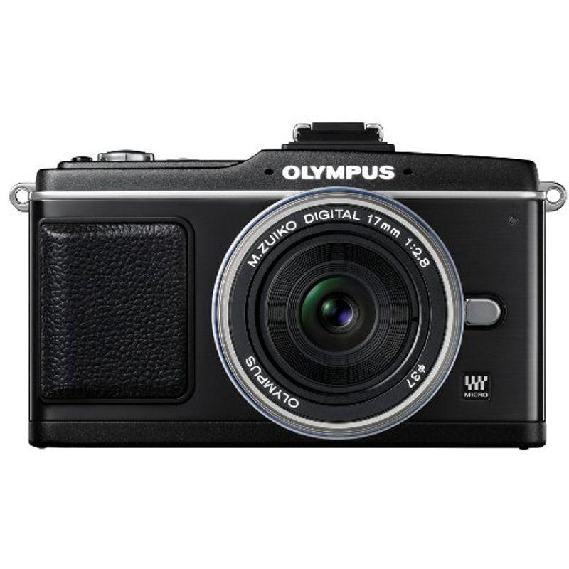 OLYMPUS ミラーレス一眼 PEN E-P2 パンケーキキット ブラック E-P2PKIT 