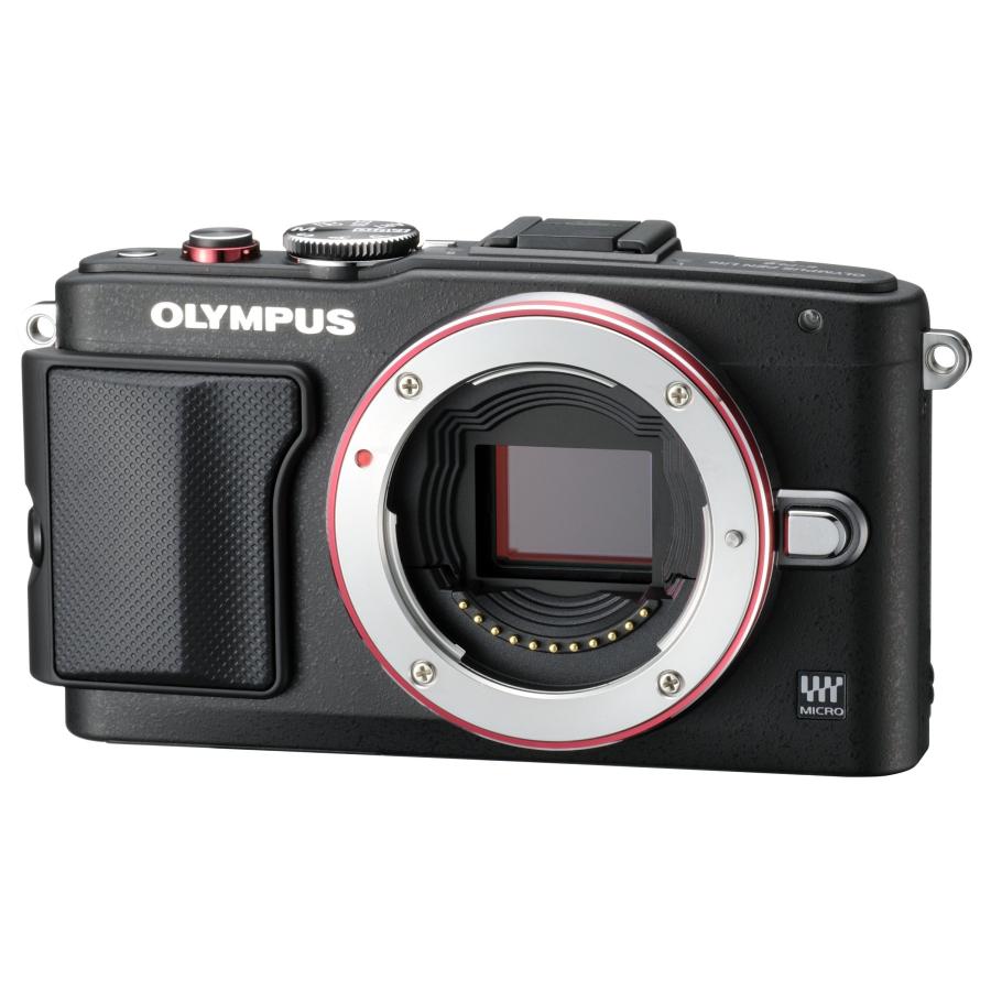 OLYMPUS ミラーレス一眼 PEN Lite E-PL6 ボディ ブラック E-PL6 BODY 