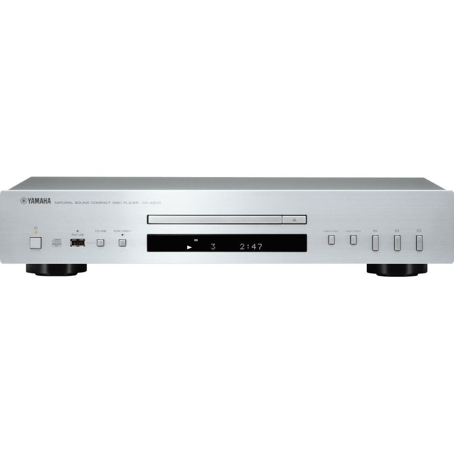 YAMAHA CDプレーヤー (シルバー) CD-S300S : 20210828022855-00776 