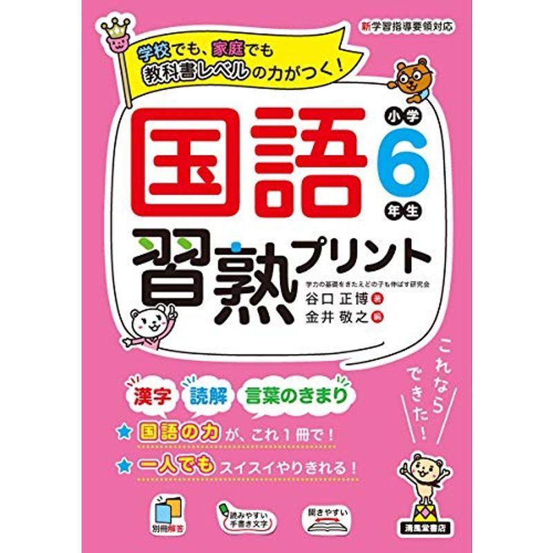 国語習熟プリント 小学６年生 日本語 国語全般 Www Uptecpakur Org