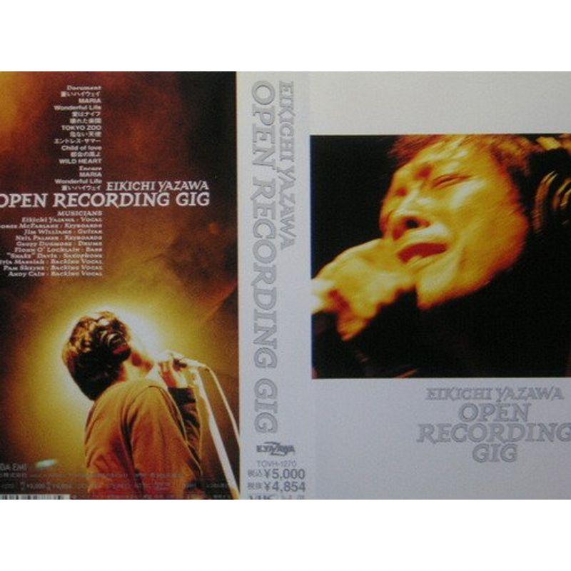 OPEN RECORDING GIG VHS DVD
