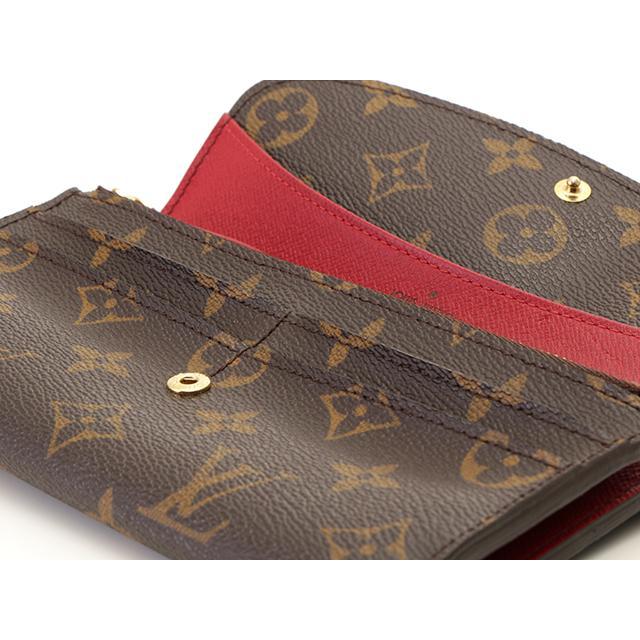 Louis Vuitton ポルトフォイユエミリー M60136 ルージュ LOUIS VUITTON（ルイ・ヴィトン） ポルトフォイユ・エミリー M60136