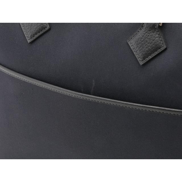 HERMES（エルメス） プリュムドッグ38 ネイビー/ブラック シルバー金具
