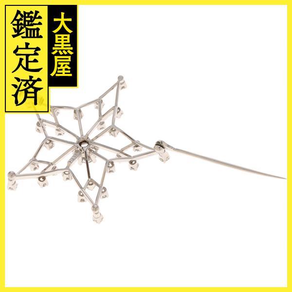 MIKIMOTO（ミキモト） MKIMOTO 星 ブローチ ホワイトゴールド K14