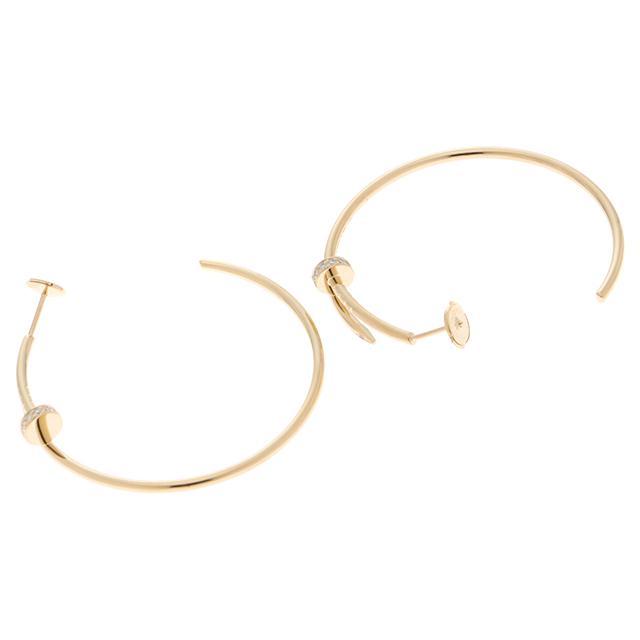 カルティエ Cartier ジュスト アン クル イヤリング　イエローゴールド Cartier（カルティエ） ジュスト アン クル イヤリング(ピアス