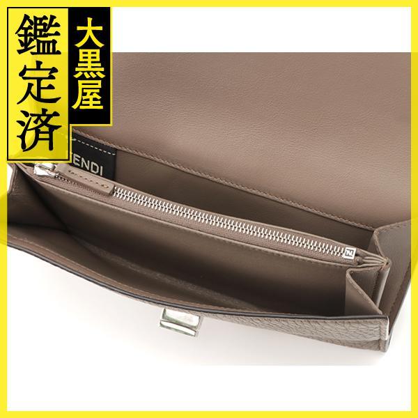 FENDI（フェンディ） ピーカブー グレージュ レディース 長財布【472