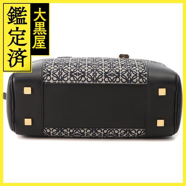 LOEWE（ロエベ） アナグラム アマソナ28 ネイビー／ブラック