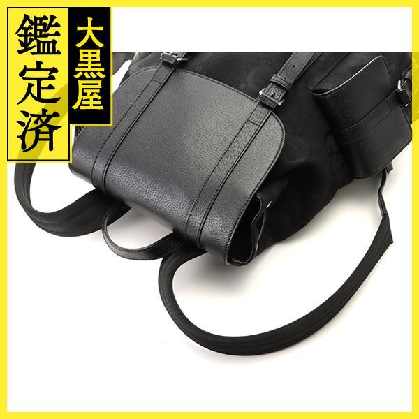 GUCCI（グッチ） ジャンボGG バックパック ブラック キャンバス