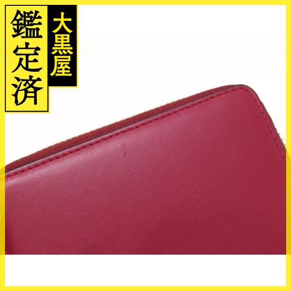 LOEWE（ロエベ） 二つ折り財布 レッド/イエロー レザー 【430