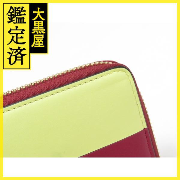 LOEWE（ロエベ） 二つ折り財布 レッド/イエロー レザー 【430