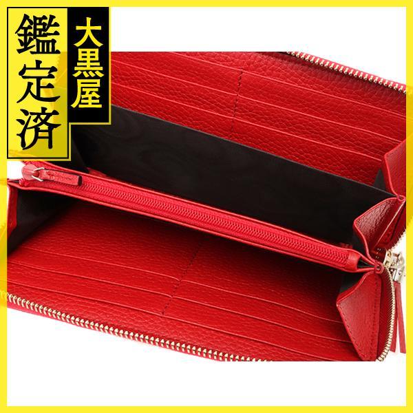 GUCCI（グッチ） タッセル付き ソーホー ラウンドファスナー長財布