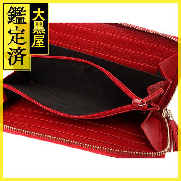 GUCCI（グッチ） タッセル付き ソーホー ラウンドファスナー長財布 