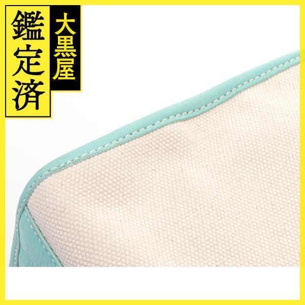 入手困難✨ ティファニー ジットーニ 2way キャンバス レザー ネイビー TIFFANY&Co.（ティファニー） ジットニー 2WAYトート ナチュラル