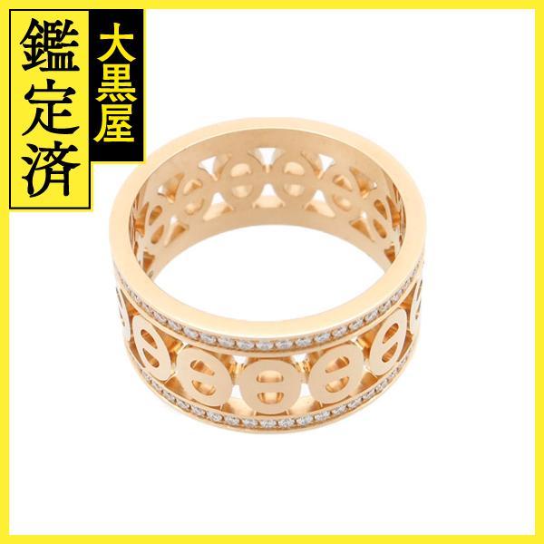 【極美品】シェーヌダンクル ディヴィンヌ リング K18PG 54号 HERMES（エルメス） シェーヌダンクル ディヴィーヌ リング スモール