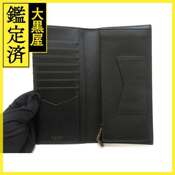 GIVENCHY ジバンシー 二つ折り長財布 ブラック レザー BK6098K1MM 001 