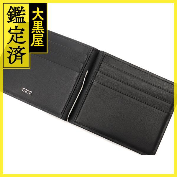 ディオール　マネークリップ　折り財布　ブラック　CDアイコン Christian Dior（クリスチャン・ディオール） DIOR ディオール CD