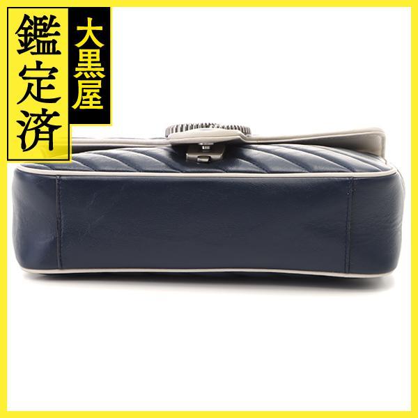 GUCCI（グッチ） GGマーモントキルティングスモールショルダーバッグ 