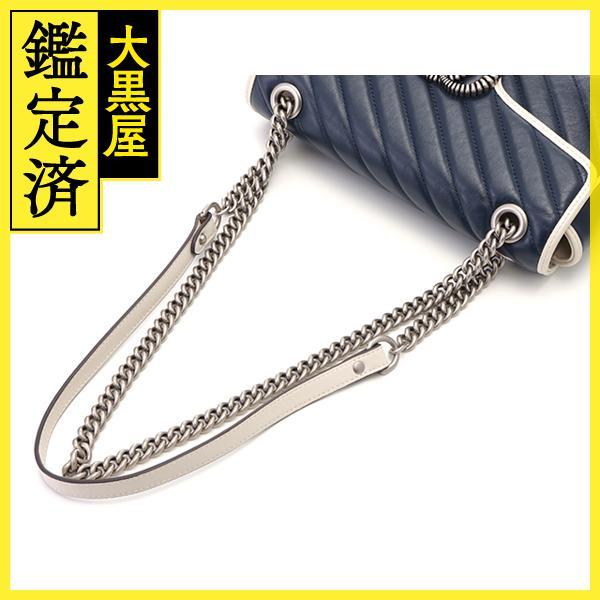 GUCCI（グッチ） GGマーモントキルティングスモールショルダーバッグ 