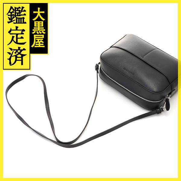 J&M DAVIDSON ペブル ショルダー カメラバッグ ブラック シルバー金具 