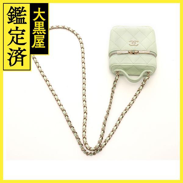 CHANEL シャネル マトラッセスモールバニティチェーンショルダー CHANEL シャネル マトラッセスモールバニティチェーンショルダー
