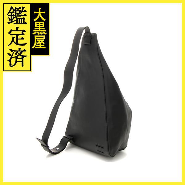 LOEWE ロエベ アントンスリングボディバッグ ブラック レザー LOEWE ロエベ アントンスリングボディバッグ ブラック レザー