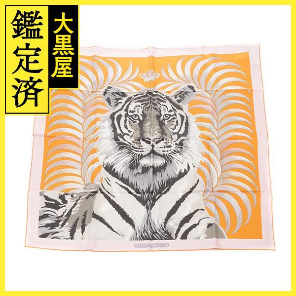 エルメス スカーフ カレ90 ダブルフェイス 90 《王者の虎》Tigre Royal 