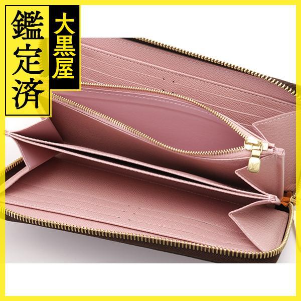 LOUIS VUITTON（ルイ・ヴィトン） ジッピー・ウォレット ダミエ ローズ 