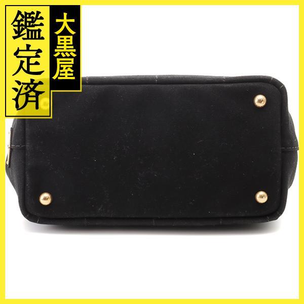 PRADA（プラダ） カナパ ミニ ブラック 1BG439 2way キャンバス