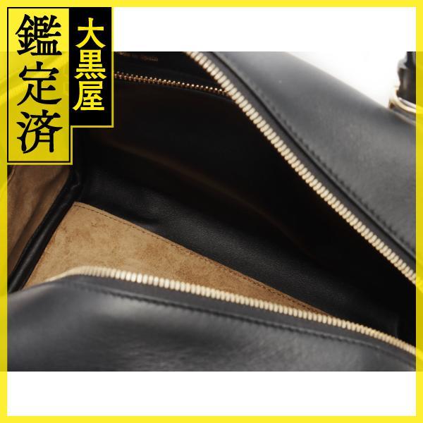 【LOEWE】ロエベ アマソナ19 スクエア･バッグ A039N10X02 ブラック×ネイビー キャンバス×レザー /kt12054ng LOEWE（ロエベ） アマソナ19 スクエア ネイビー ブラック キャンバス