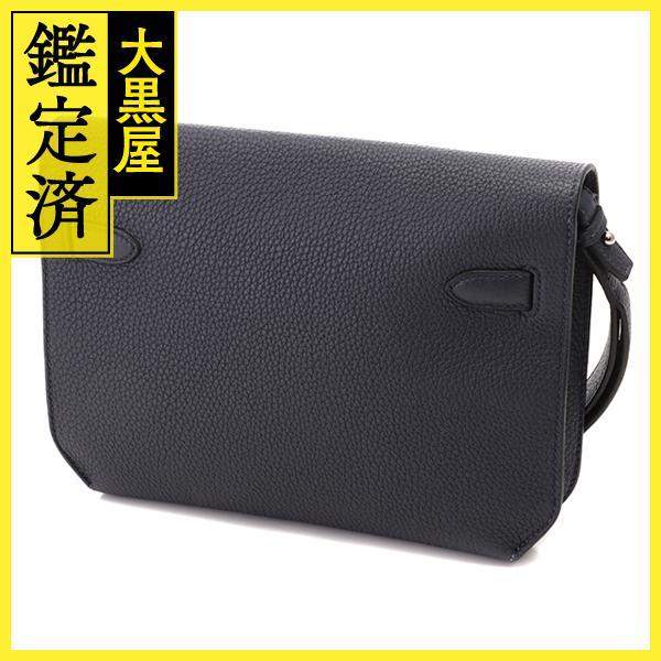 HERMES エルメス クラッチバッグ ケリー・デペッシュ25 トゴ ブルー  