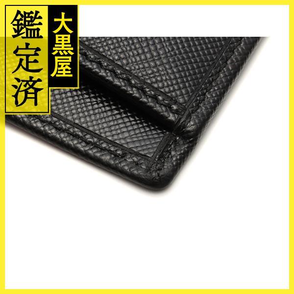 PRADA（プラダ） 二つ折札入れ ブラック サフィアーノ 2M1122