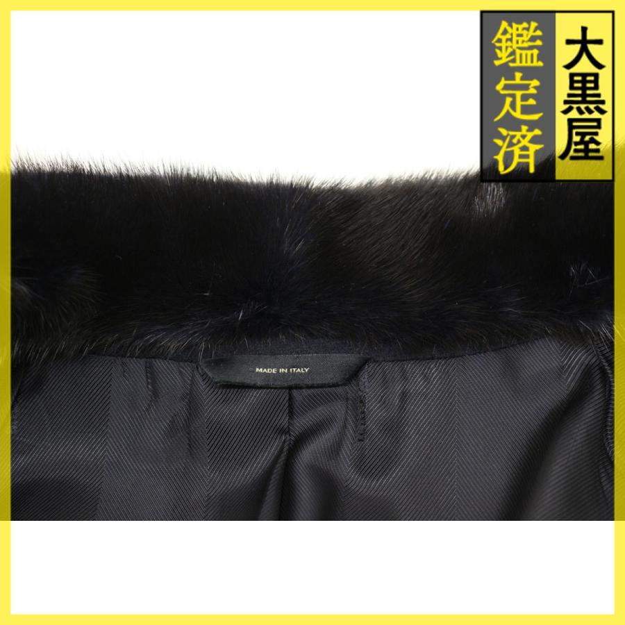 FENDI FENDI フェンディ ミンクコート メンズ48 ネイビー ウール