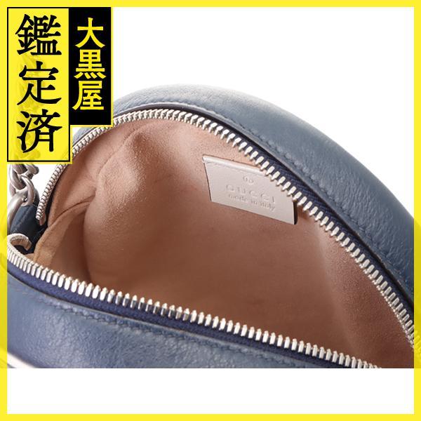 GUCCI（グッチ） GUCCI GGマーモント キルティングラウンドミニ 