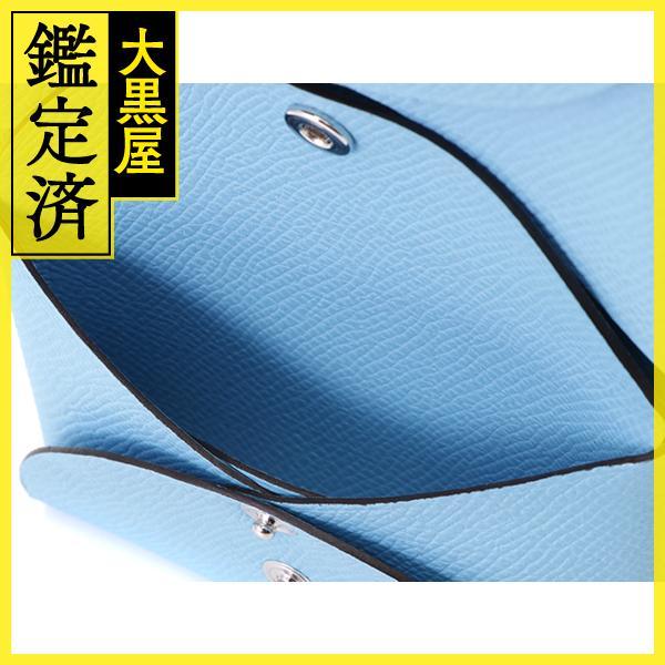 HERMES（エルメス） カルヴィデュオ コインケース エプソン セレスト 