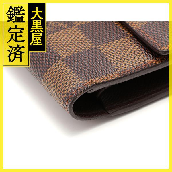 LOUIS VUITTON （ルイヴィトン） N61215 ダミエ 長財布 ルイヴィトンコピー 三つ折り長財布 ダミエ ポルトフォイユ