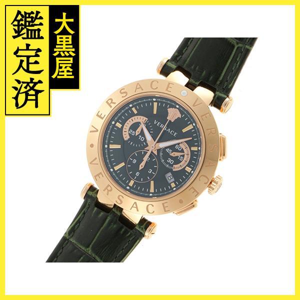 GIANNI VERSACE ヴェルサーチ 腕時計 ブイレース クロノグラフ 