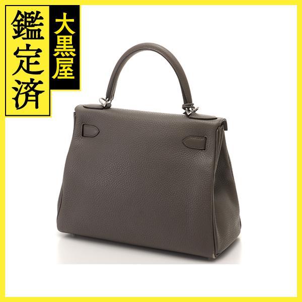 HERMES（エルメス） ケリー28 ショルダーバッグ エタン SV シルバー